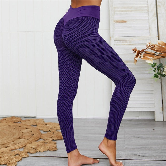 Dot Women Leggings High Waist Fitness Legging Push Up Ladies Seamless Workout Pants Female Leggins Mujer Polyester Casual