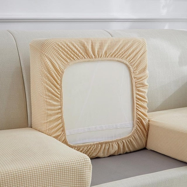 Elastic Sofa Cushion Cover For Armchair Living Room Thick Corner Sofa Seats Funiture Protector Slipcover Couch Cover