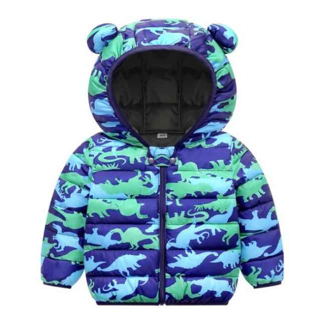 Cute Baby Girls Jacket Kids Boys Light Down Coats With Ear Hoodie Spring Girl Clothes Infant Children's Clothing For Boys Coat