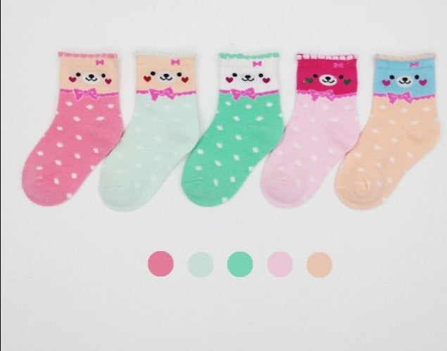 5 Pairs Cotton Kids Socks Warm Winter Socks For Baby Girls Cute Cartoon Newborn Toddler Socks Casual Sport Boys Socks 0-12 Yrs