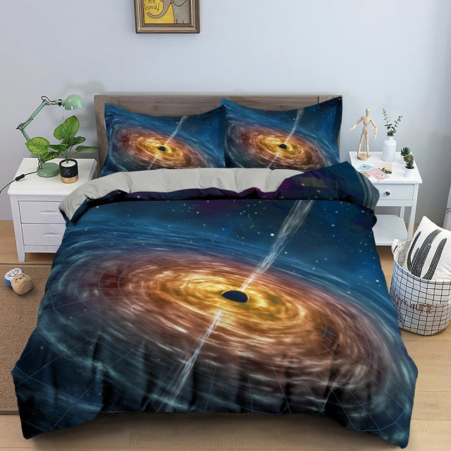 3D Duvet Cover Psychedelic Twin Bedding Set Luxury Quilt Cover With Zipper Closure 2/3pcs Queen Size Comforter Sets