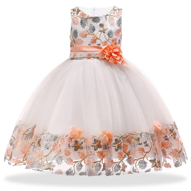 Dresses Flower Girls Wedding Dress Kids Prom Dresses For Girls Elegant Baby Clothes Christmas Princess Party Vestidos