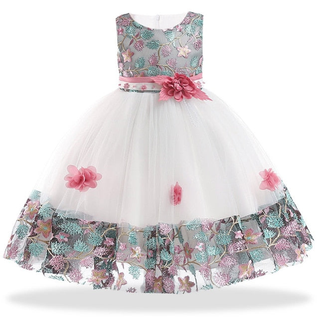 Dresses Flower Girls Wedding Dress Kids Prom Dresses For Girls Elegant Baby Clothes Christmas Princess Party Vestidos