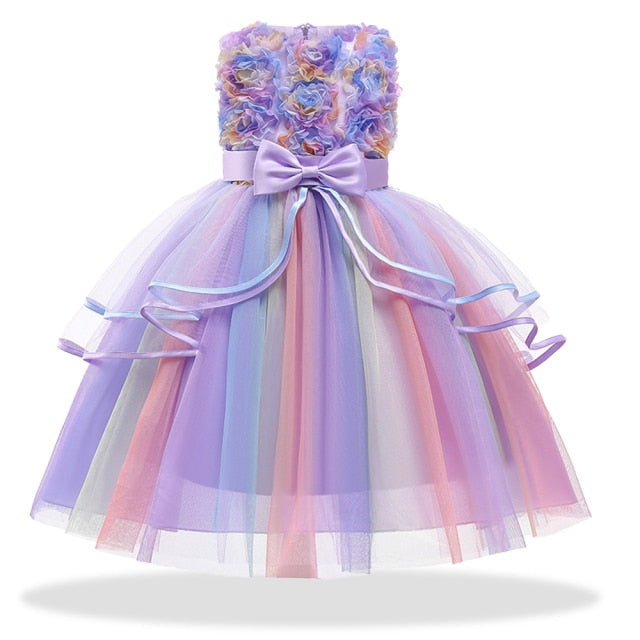 Dresses Flower Girls Wedding Dress Kids Prom Dresses For Girls Elegant Baby Clothes Christmas Princess Party Vestidos