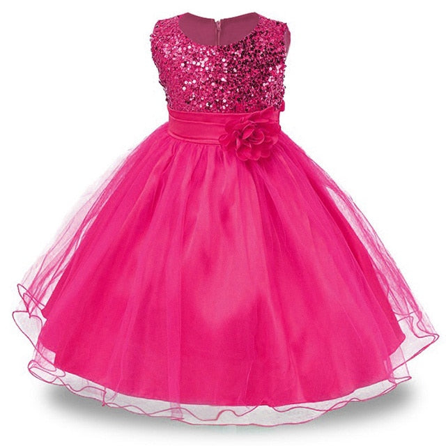 Dresses Flower Girls Wedding Dress Kids Prom Dresses For Girls Elegant Baby Clothes Christmas Princess Party Vestidos