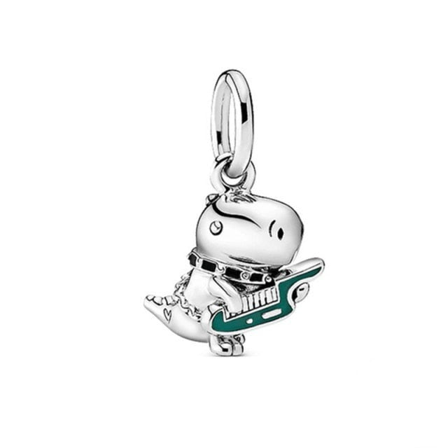 Fashion Airplane Globe Shoes Bead Pendant Fit Original Pandora Charms Bracelets 925 Sterling Silver