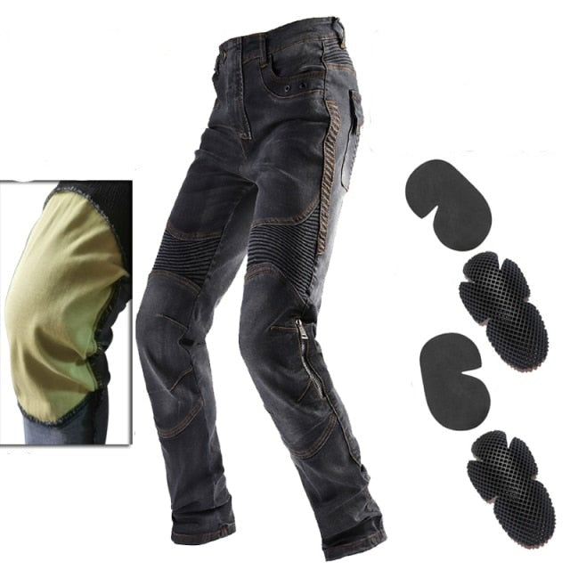 Men Motorcycle Pants Motorcycle Jeans Protective Gear Riding Touring Black Motorbike Trousers Blue Motocross Jeans
