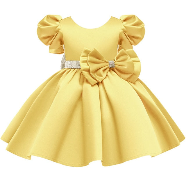 gold newborn dress Newborn Dresses For Kids Christmas Birthday Evening Party Girls Kids C