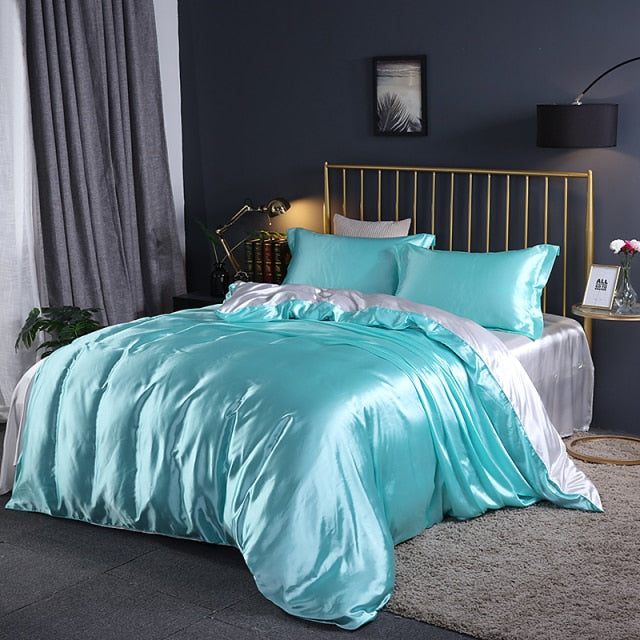 Bedding Set Solid Color Bed Cover Set Twin King Size Duvet Cover Sets