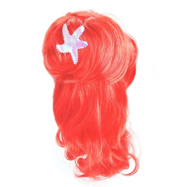 Girls Little Mermaid Dress Up Outfit Kids Halloween Princess Costume Children Ariel Party Clothes for Carnival 3 4 5 6 7 8 9 10T