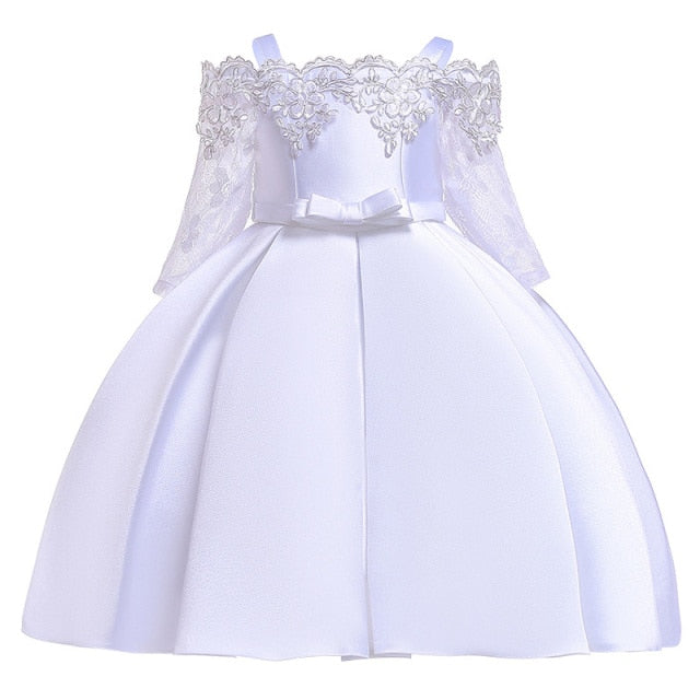 Formal Ball Gown Kids Dresses For Girls Elegant Princess Clothing Carnival Costumes Wedding Party