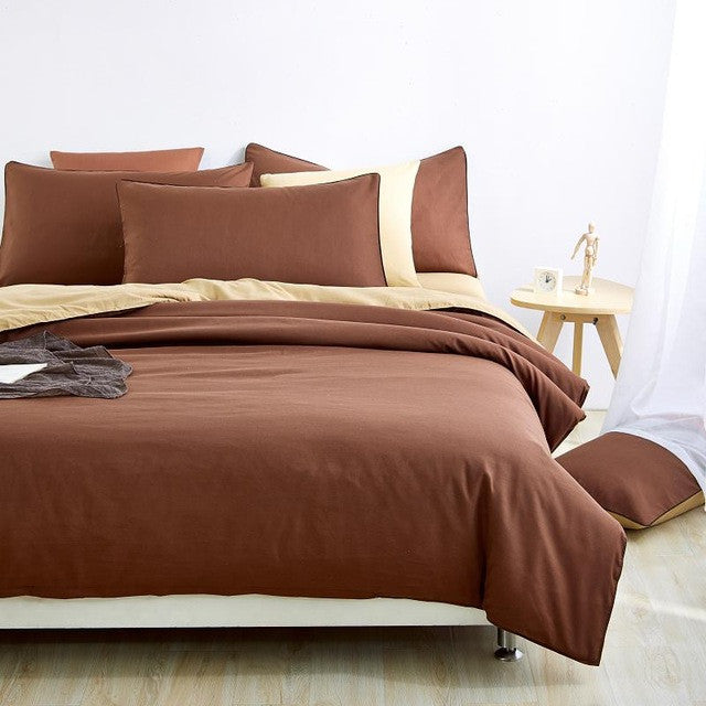 Autumn bedding set Brief style bed linens 5 size zebra-stripe bed sheet Microfiber brushed bed set bedding