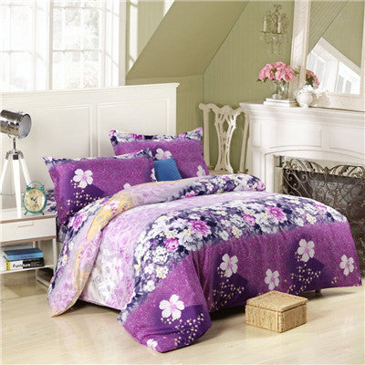 3d Bedding Sets Leopard Printed Queen Size 4Pcs Bedclothes Pillowcases Bed Sheet Duvet Cover Set.