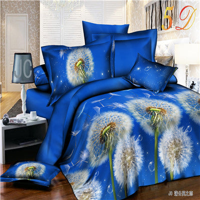 3d Bedding Sets Leopard Printed Queen Size 4Pcs Bedclothes Pillowcases Bed Sheet Duvet Cover Set.