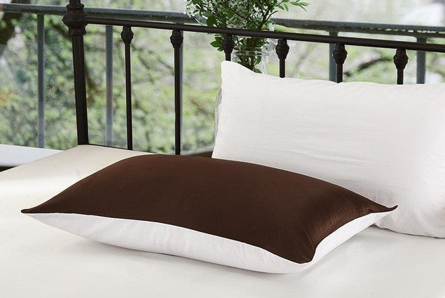 Lilysilk Mulberry Silk Cotton Pillowcase Charmeuse Satin Pillow Cover With Cotton Underside King Queen Standard 1 piece