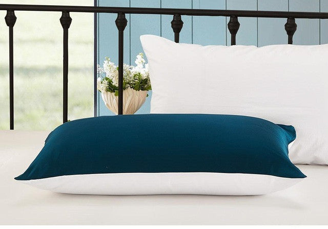 Lilysilk Mulberry Silk Cotton Pillowcase Charmeuse Satin Pillow Cover With Cotton Underside King Queen Standard 1 piece
