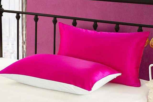 Lilysilk Mulberry Silk Cotton Pillowcase Charmeuse Satin Pillow Cover With Cotton Underside King Queen Standard 1 piece