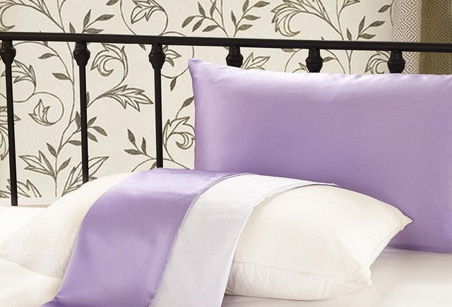 Lilysilk Mulberry Silk Cotton Pillowcase Charmeuse Satin Pillow Cover With Cotton Underside King Queen Standard 1 piece