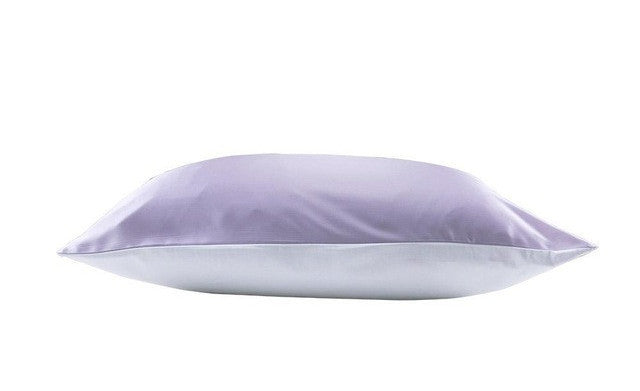Lilysilk Mulberry Silk Cotton Pillowcase Charmeuse Satin Pillow Cover With Cotton Underside King Queen Standard 1 piece