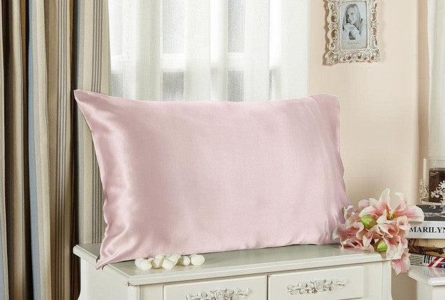 Lilysilk Mulberry Silk Cotton Pillowcase Charmeuse Satin Pillow Cover With Cotton Underside King Queen Standard 1 piece