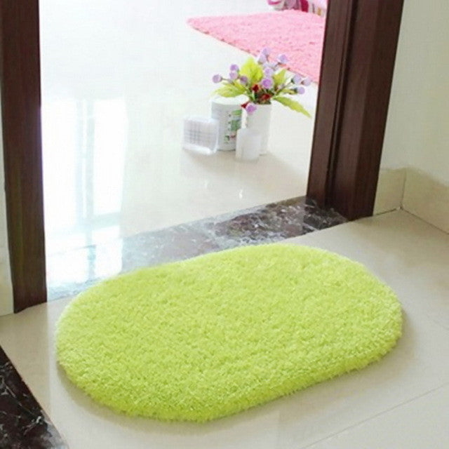 360 Rotatable of Super Magic Slip-Resistant Pad Room Oval Carpet Floor mats 40*60CM
