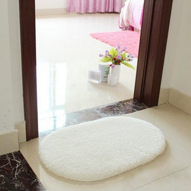 360 Rotatable of Super Magic Slip-Resistant Pad Room Oval Carpet Floor mats 40*60CM