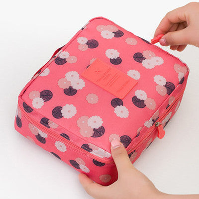 Women's Travel Organization Beauty cosmetic Make up Storage Cute Lady Wash Bags Handbag Pouch Accessories