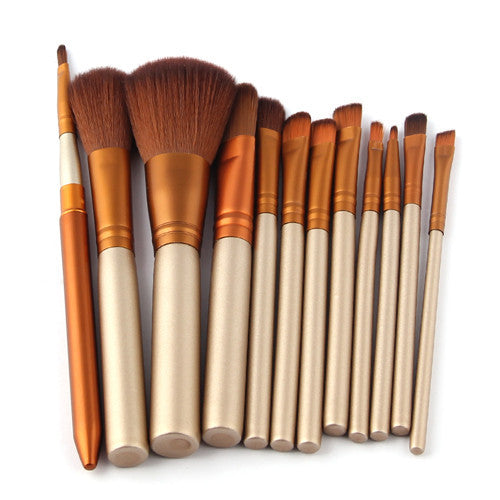 Vander Professional 12 Pcs/lot Make Up Brushes Set Foundation Face&Eye Powder Blusher Cosmetics Makeup Brush Pincel Maquiagem