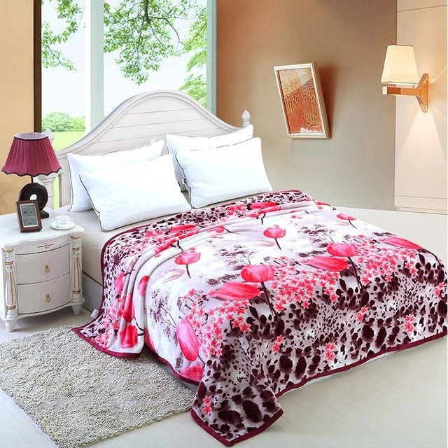 Winter Thicken baby adult scarf Ferret cashmere warm blankets brand fleece soft throw on Sofa/Bed/Plane Travel Plaids blanket