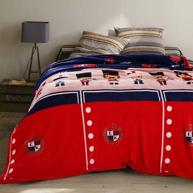 Winter Thicken baby adult scarf Ferret cashmere warm blankets brand fleece soft throw on Sofa/Bed/Plane Travel Plaids blanket