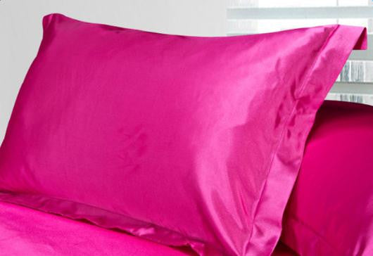 Simple Design Emulation Silk Satin Pillowcase Single Pillow Cover Multicolor 48*74cm #75280
