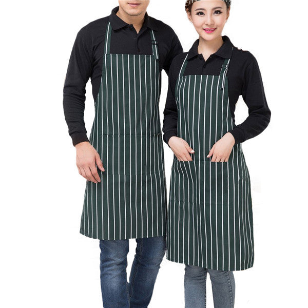 Adjustable Chili Pattern Apron Chef Waiter Kitchen Cook Apron With Pockets Polyester Halter Bib Delantal Cocina For Man Woman