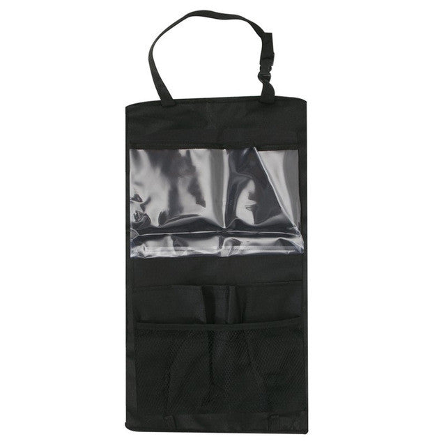 Car Seat iPad Hanging Bag Holder Hook Car Storage For Toy Nylon Pocket Car Seat Hanging Storage Bags Organizer