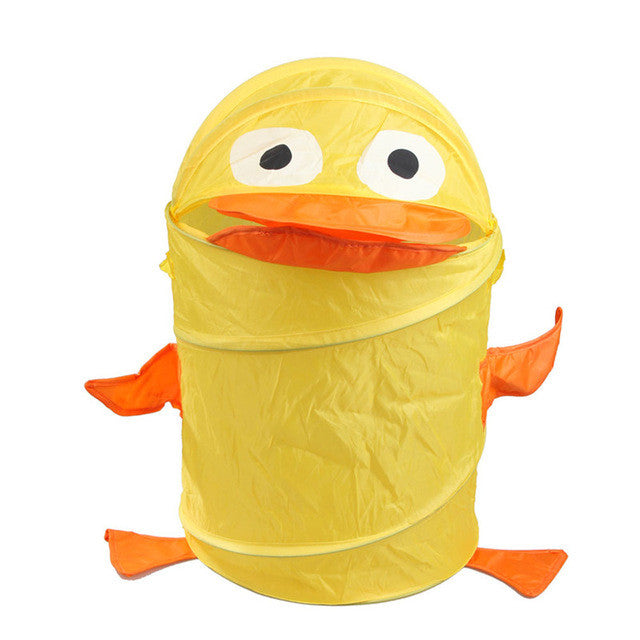 9 Style Cute Cartoon Animal Storage Bucket Lovely and Fashion Folding Cylinder Laundry Basket Toy Box