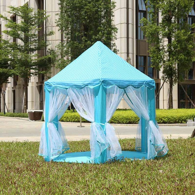 Portable Princess Castle Play Tent Children Activity Fairy House kids Funny Indoor Outdoor Playhouse Beach Tent Baby playing Toy