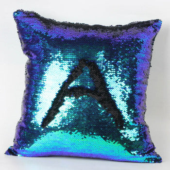 Happy Fashion Beauty Double 40X40CM Color Glitter Sequins Throw Pillow Case Cafe Home