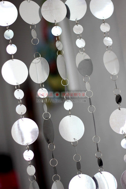 sequins curtains, household items partitions Plastic curtain Home supplies festive wedding decoration