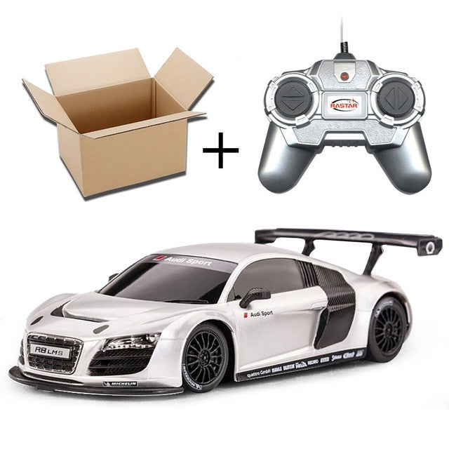 1:24 Electric Mini RC Cars 4CH Remote Control Toys Radio Controlled Cars Toys For Boys Kids Gifts No Original Box R8LMS 46800