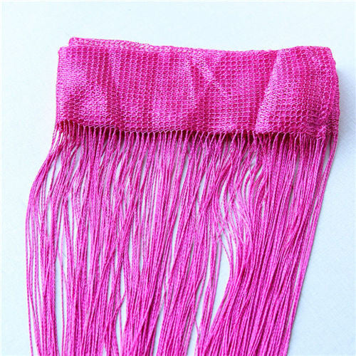 2m*1m 12 Colors String Curtains Door Window Panel Curtain Divider Yarn String Curtain Strip Tassel Drape Decor for Living Room