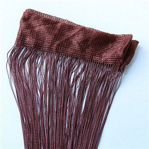 2m*1m 12 Colors String Curtains Door Window Panel Curtain Divider Yarn String Curtain Strip Tassel Drape Decor for Living Room