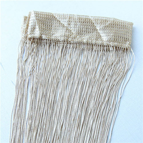 2m*1m 12 Colors String Curtains Door Window Panel Curtain Divider Yarn String Curtain Strip Tassel Drape Decor for Living Room