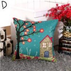 European Landscape Cushion Home Car Throw Pillows Cushions Decorative Throw Pillow