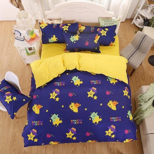 Bedding Set Duvet Cover Sets Bed Sheet European Style Adults Kids Bedroom Sets Queen/Full Size Polyester Bedlinen