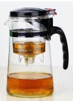 500ml Heat Resistant Glass Tea Pot Flower Tea Set kettle Coffee Teapot Convenient Office Teaset 1pcs