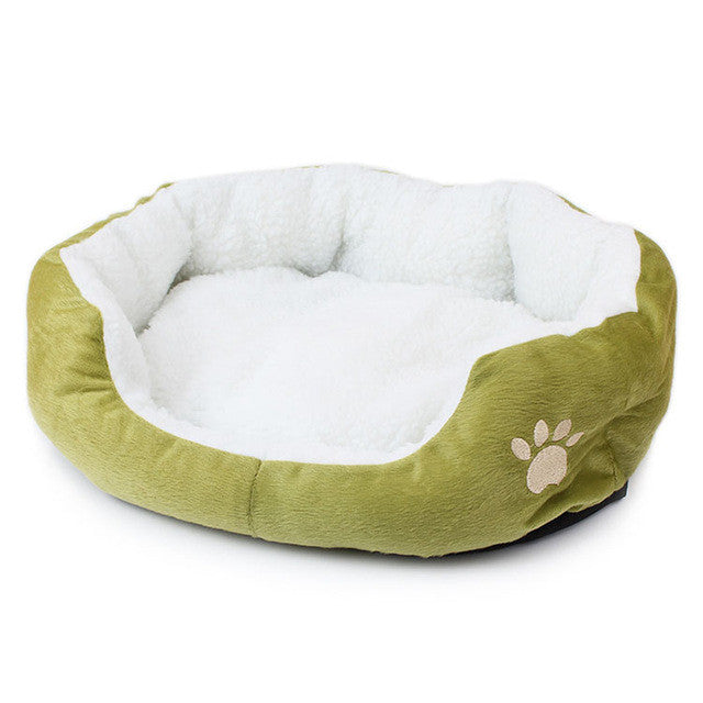 Soft Pet Dog Nest Puppy Cat Bed Fleece Warm Cat House Kennel Plush Mat Pet Products Small Dog Bed cama para cachorro mascotas