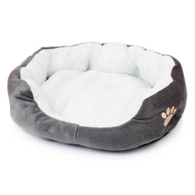 Soft Pet Dog Nest Puppy Cat Bed Fleece Warm Cat House Kennel Plush Mat Pet Products Small Dog Bed cama para cachorro mascotas