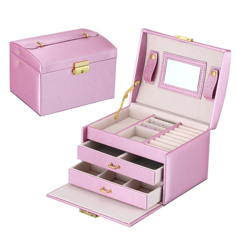 Beauty Vanity Cosmetic Case Birthday Gift Makeup Organizer Storage Travel Train Cases Lipstick Storage Organizer Bag Makeup Case