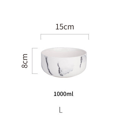European Marble Tableware Ceramic Tableware Dish Face Plate Platter Bow Cutter Board