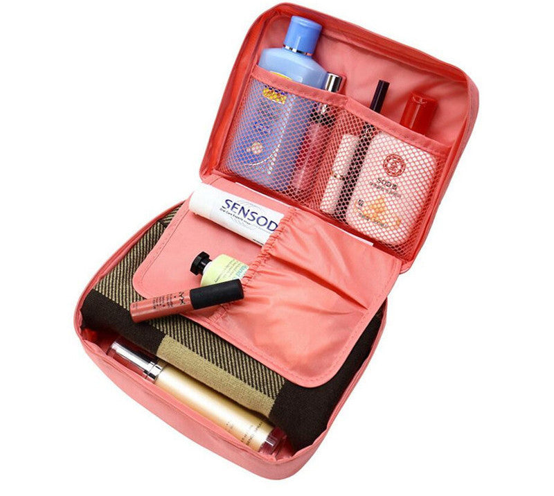 Women's Travel Organization Beauty cosmetic Make up Storage Cute Lady Wash Bags Handbag Pouch Accessories