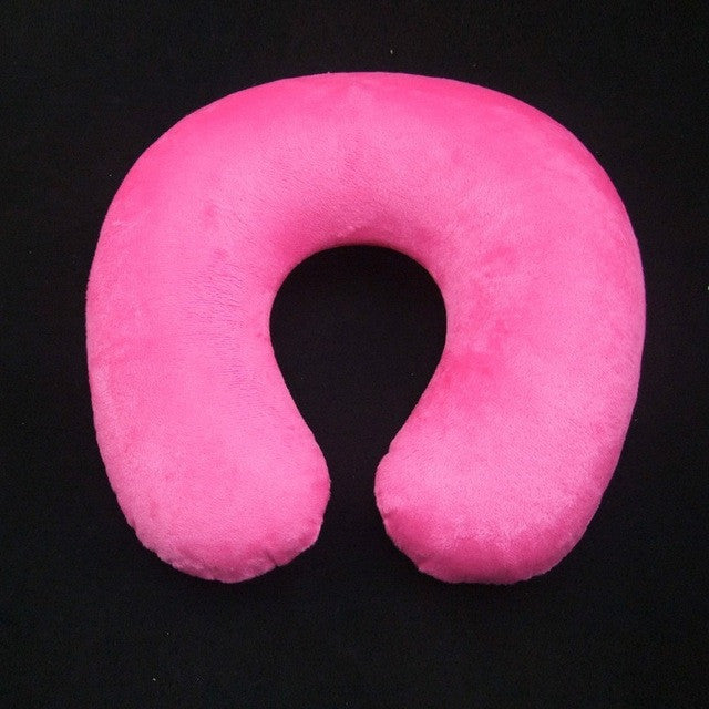 1PC Inflatable U Shaped Travel Air Pillow Comfortable Neck Support Head Rest Cushion Gift